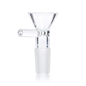 Glass Flower Bowl with Side Handle | 14mm Male Joint
