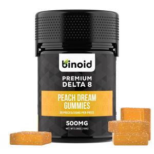 Binoid - Delta 8 Peach Dream Gummies | 500MG