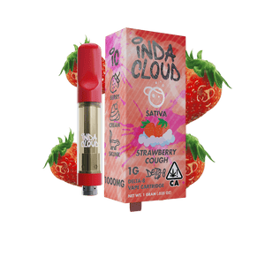Indacloud - Strawberry Cough Delta 8 Vape Cart