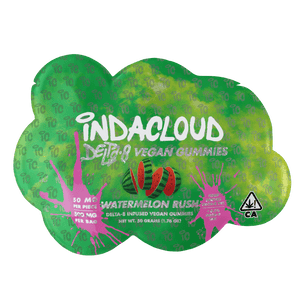 Indacloud - Watermelon Rush Delta 8 Vegan Gummies