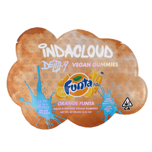 Indacloud - Orange Funta Delta 9 THC Gummies